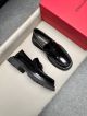 Ferragamo Man Black Calfskin Business Leather Shoes 0428119 (2)_th.jpg